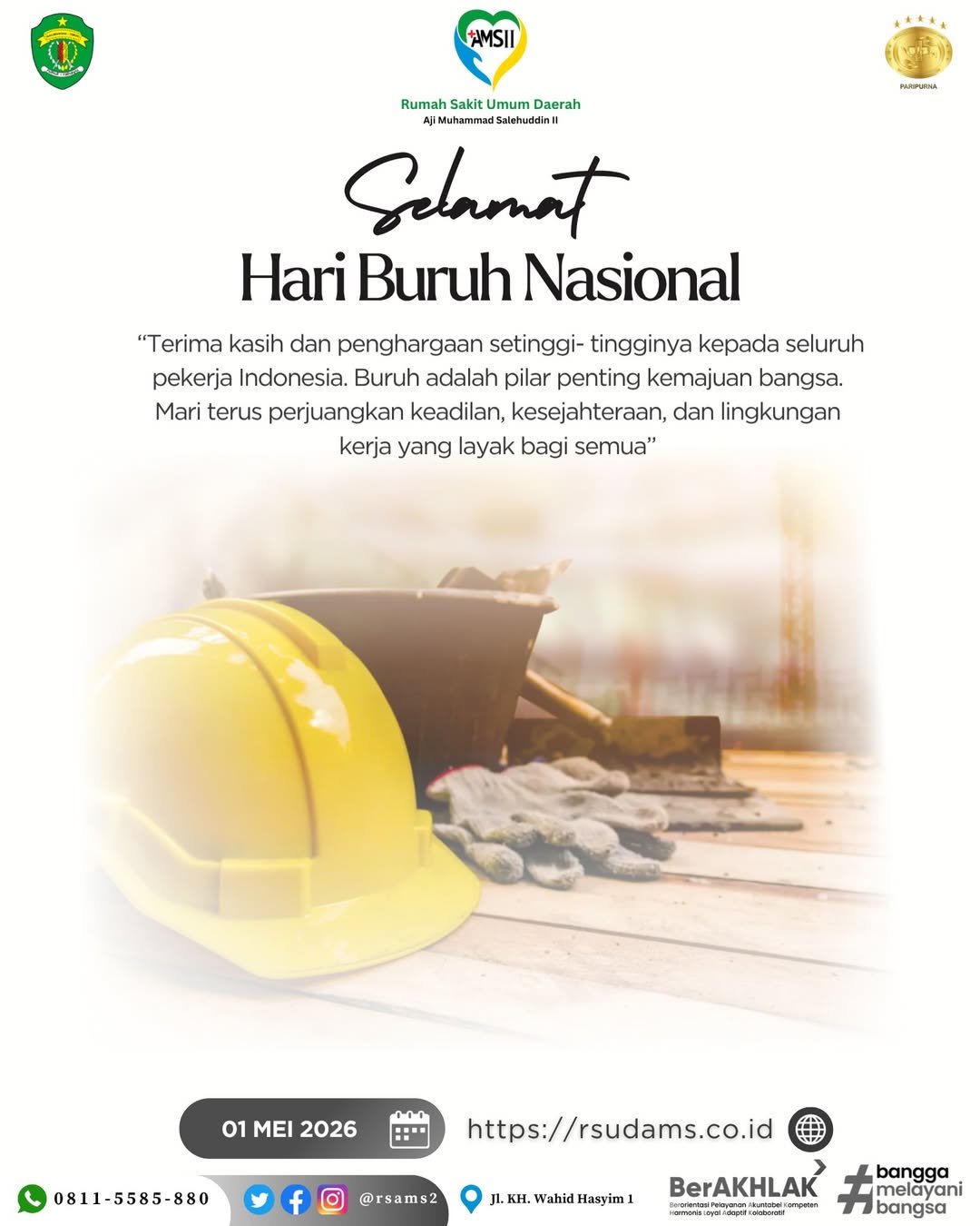 Selamat Hari Buruh Nasional
