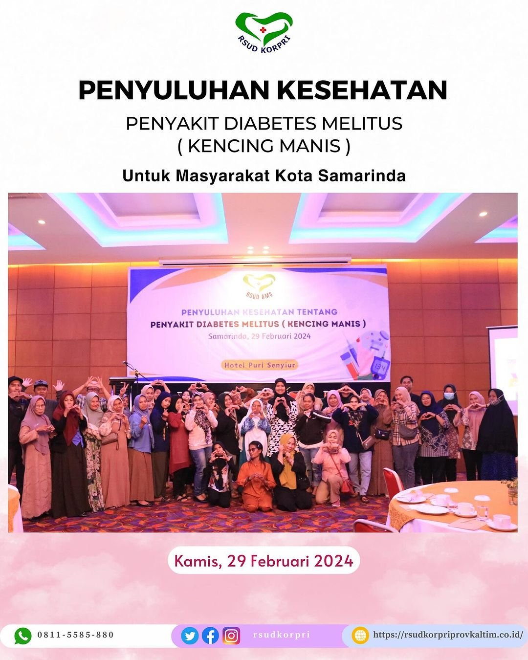 Kegiatan Penyuluhan Kesehatan Untuk Masyarakat Kota Samarinda