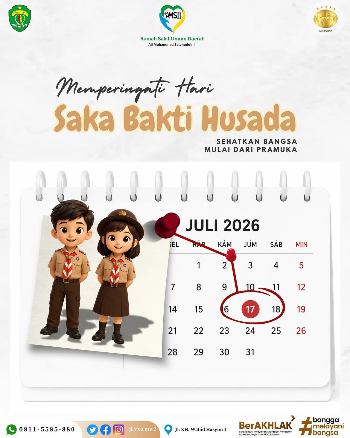 Memperingati Hari Saka Bakti Husada – 17 Juli 2026