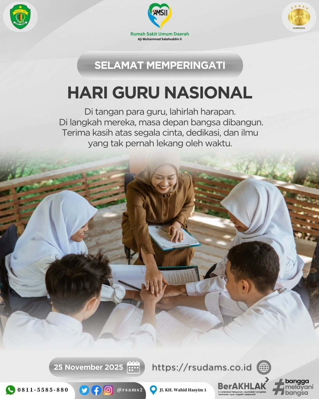Selamat Hari Guru Nasional!